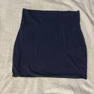 Navy Blue Mini Skirt selling for $15 but can be negotiable. Rarely used